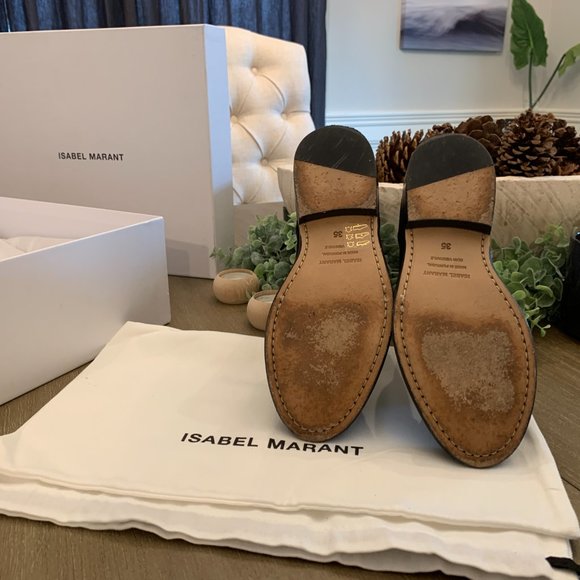 Isabel Marant Crisi Suede Ankle Boots BARELY WORN W BOX, DUSTBAG Size 35/5